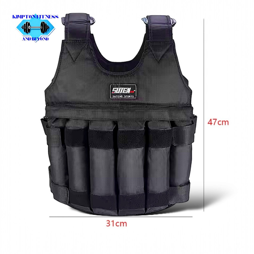 Weighted Vest For Men and Women (Weight plates Sold Separately) 1-20kg and 1-50kg Vest Options