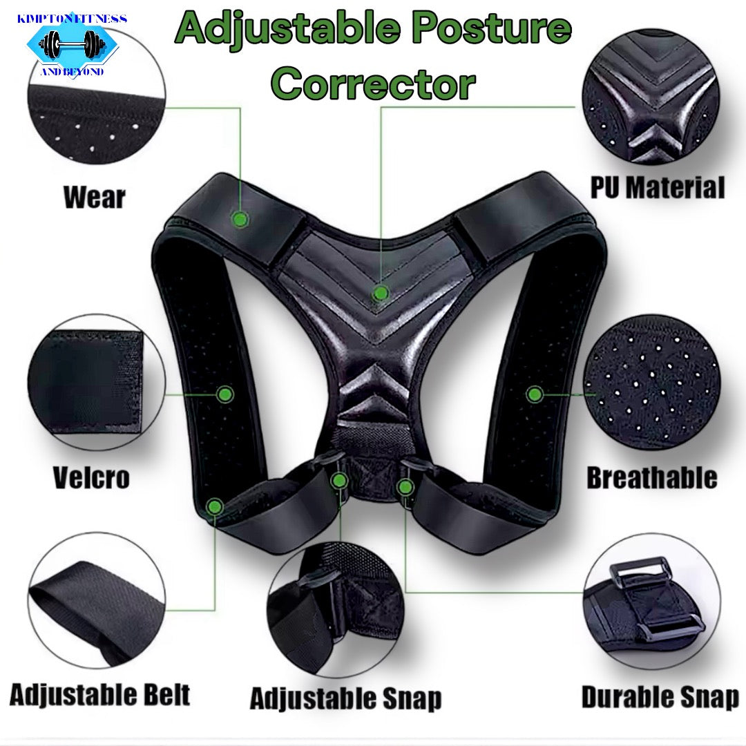 Adjustable Posture Corrector For Men and Women (Consider Ordering 1 Size Up)