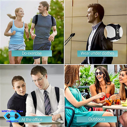 Adjustable Posture Corrector For Men and Women (Consider Ordering 1 Size Up)