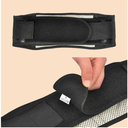 Adjustable Tourmaline Self Heating Magnetic Therapy Back Support Belt