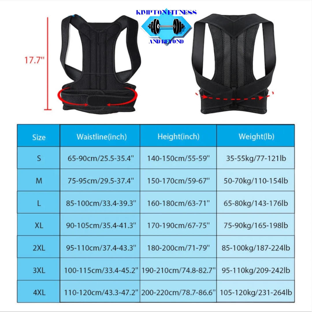 Quality Posture Corrector (ORDER 1 - 2 SIZES UP, PRODUCT RUNS SMALL) FREE SHIPPING