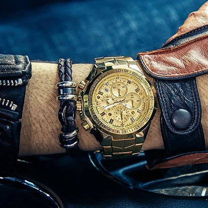 Relogio Masculino WWOOR Mens Watches 2023 Top Brand Luxury Wrist Watch