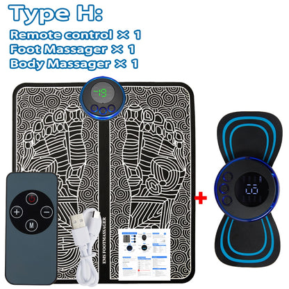 Electric EMS Foot Massager Pad Pain Relief