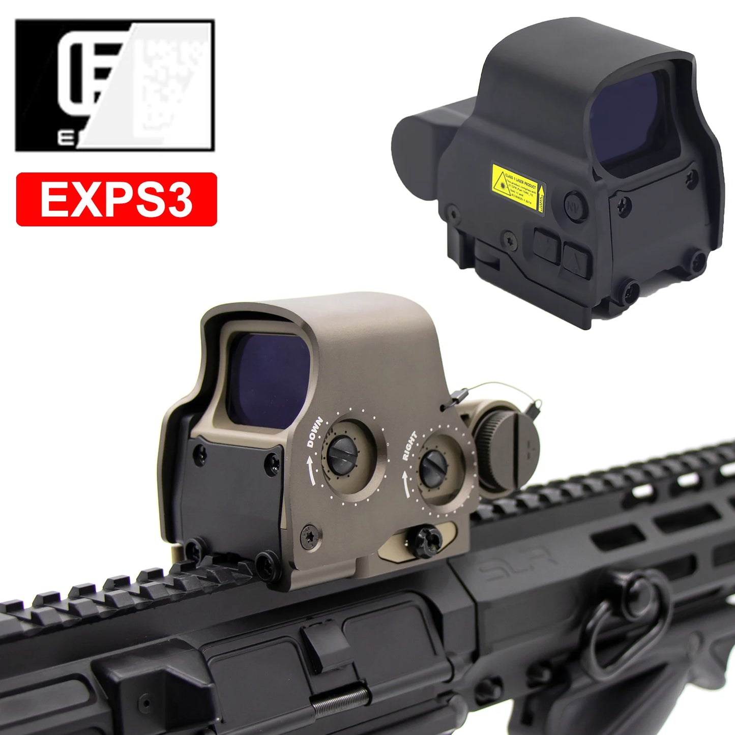 Upgraded High Quality EXPS3 Red Dot Sight 558 Holographic Optical Rifle Scope With US Flag Logo Marking For Real Weapons Hunting