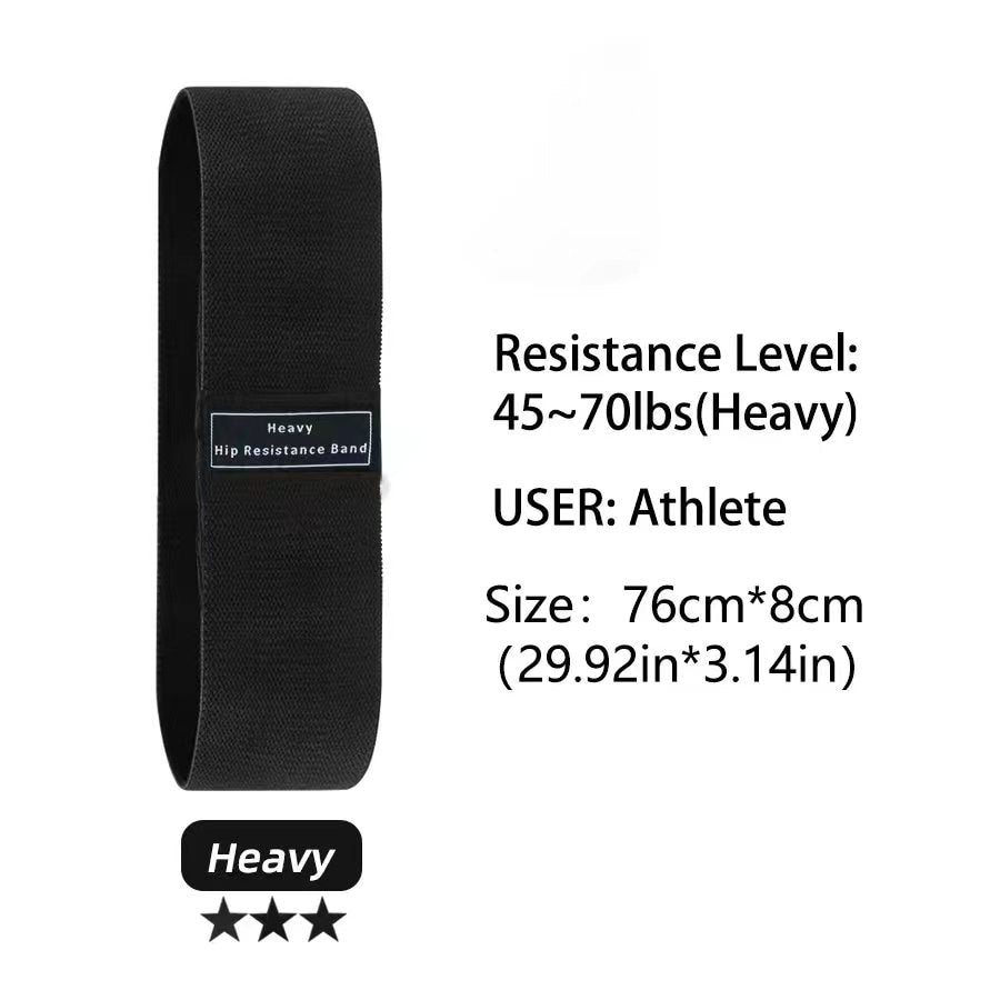 Fabric Resistance Hip Glute Thigh Elastic Workout Bands