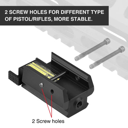 CVLIFE Red Dot Laser Sight Tactical 20mm Standard Picatinny Weaver Rail