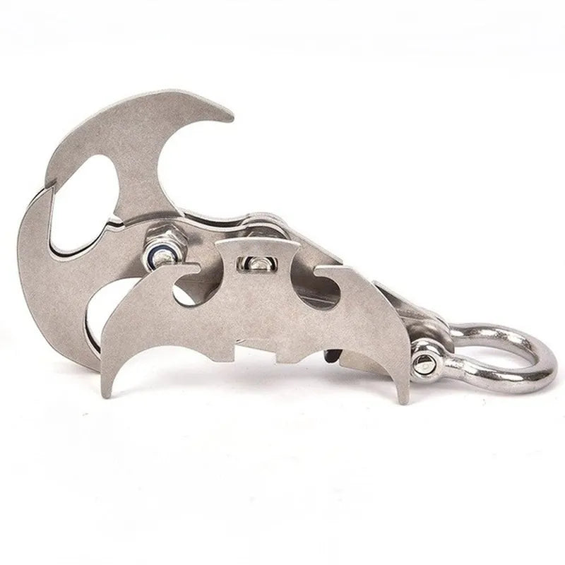 Folding Gravity Grab Hook Stainless Steel