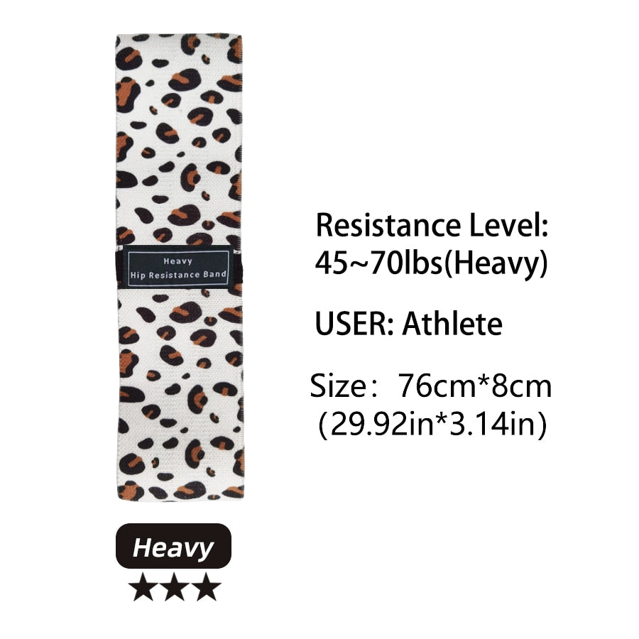 Fabric Resistance Hip Glute Thigh Elastic Workout Bands