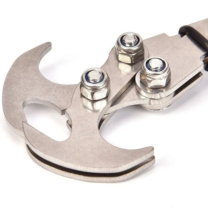 Folding Gravity Grab Hook Stainless Steel