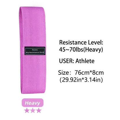 Fabric Resistance Hip Glute Thigh Elastic Workout Bands