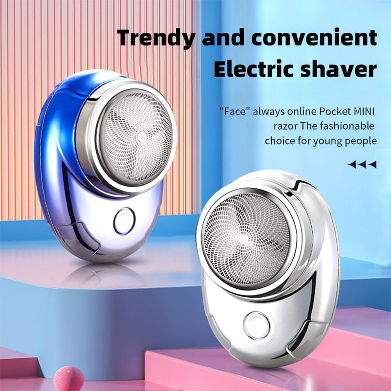 Pocket Size Mini Electric Shaver For Men