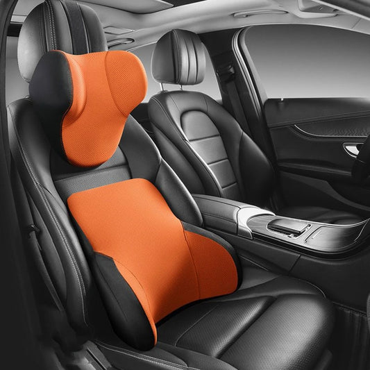 Cotton Neck Pillow Car Seat Pillow Support and Lumbar Support Cushion